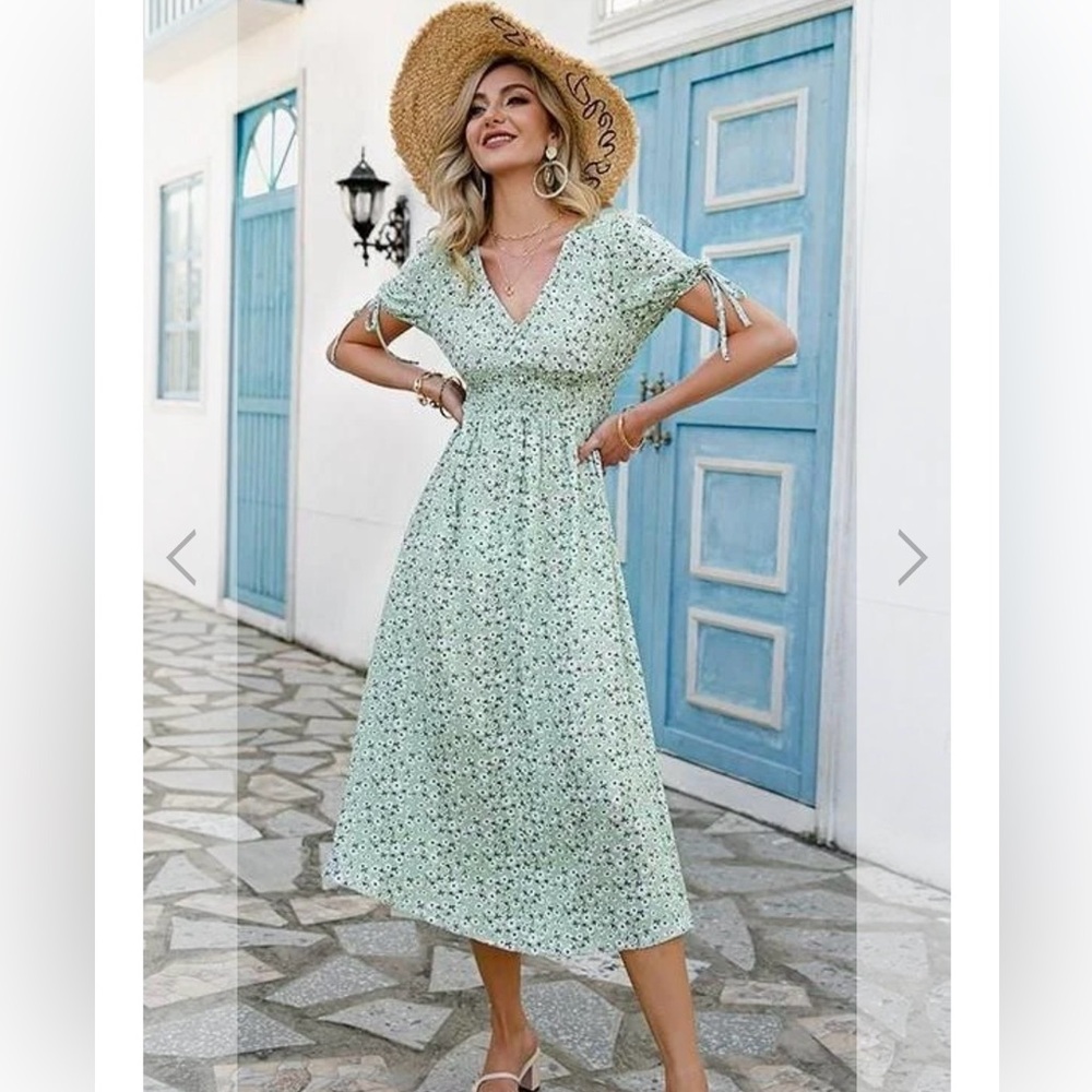 Simplee floral summer dress